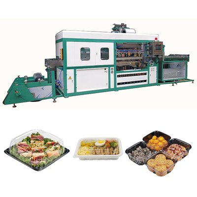 Power Saving Pressure Thermoforming Machine with 420-710mm Forming Width and 0.1-2.5mm Material Thickness