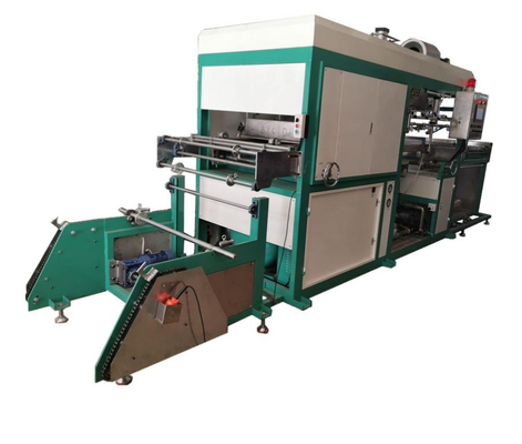 Good price HX Full Auto PLC Control Blister Vacuum Thermoforming Machine 420-660mm Forming Width online