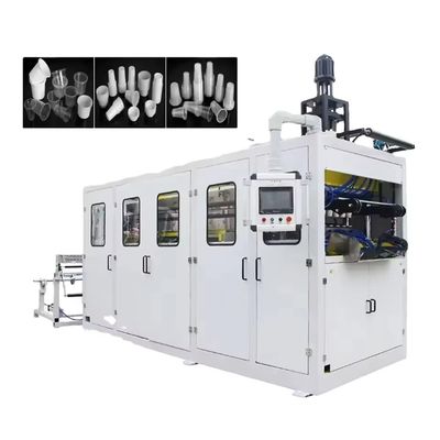 PS PET PP PVC Plastic Cup Making Machine 15-30 Times/Min Fully Automatic