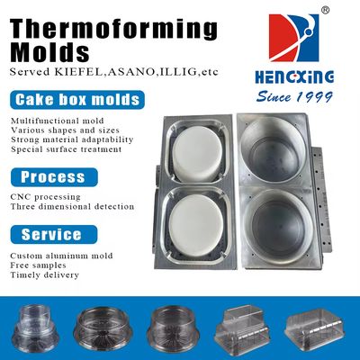 Good price High Precision Aluminium Alloy Thermoforming Mould with Water-Cooled Circulation for Cake Box Mold online