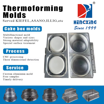 Good price High Precision Thermoforming Mould Positive And Negative Pressure Cake Box Mold online