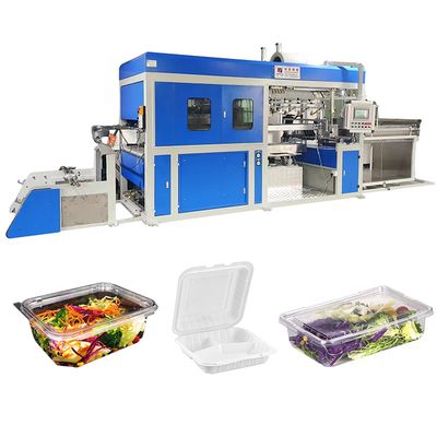 Good price 380V Three Phase Pressure Thermoforming Machine with Semi Auto Adjustment Thickness for 420-760mm Width and 0.1-2.5mm Material online