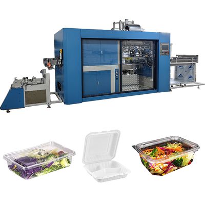 Bon prix Machine de thermoformage et de blisters entièrement automatique à charnières pour matériaux PP/PS/PVC/EPS en ligne