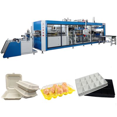 Good price 380V High Speed Blister Forming Machine with 5-25 mold/min and 480-750*1000mm Forming Area for Precision Thermoforming online