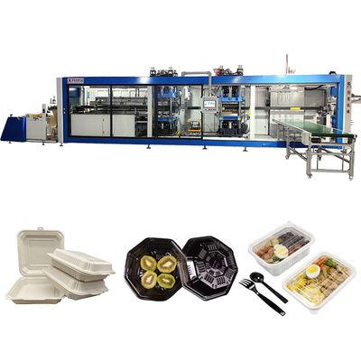 Good price Automatic 3 Station Pressure Thermoforming Machine with 710×850mm Maximum Molding Die Area and 10-30 mold/min Production Efficiency online