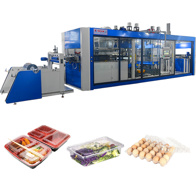 Good price Precision Control Pressure Forming Machine PS Thermoforming Machine Three Station online
