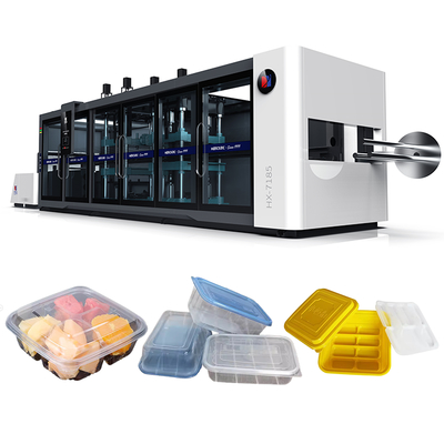 Good price 10-30Mold/Min Pressure Thermoforming Machine Intelligent Control Three Station online