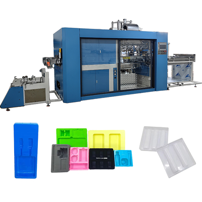 Good price 420-760mm Width Pressure Plastic Thermoforming Equipment Touch Screen Operation online
