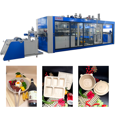 Good price 10-35 Mold/min Production Efficiency Pressure Thermoforming Machine HX-6175 For High Output PP Material online