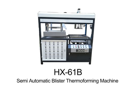 Good price Full Automatic PS/PP/PET/PVC Clamshell Fruit Fast Food Box Seedling Tray Egg Tray Thermoforming Machine Manual Vacuum Thermoforming Machine HX-61B 560x610mm 12.5KW Vacuum Forming Machine Manufacturer online