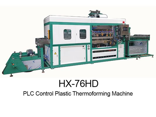 Bon prix High-speed HX-76HD Thermoforming Machine For PVC, PP, PET Covers. Energy-efficient, Touchscreen Control Ideal For Packaging Industries en ligne