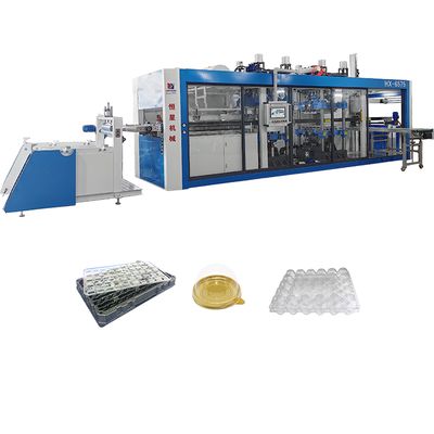 Good price Large Capacity Pressure Thermoforming Machine with 13T Operating Weight 11500 X 3310 X 3220mm Size and 120 KW Rated Power online