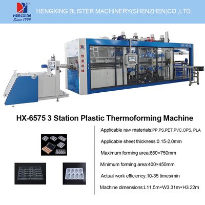 Good price High Efficiency Pressure Thermoforming Machine with 120mm Forming Height and Circulating Water Cooling for Large Scale Production online
