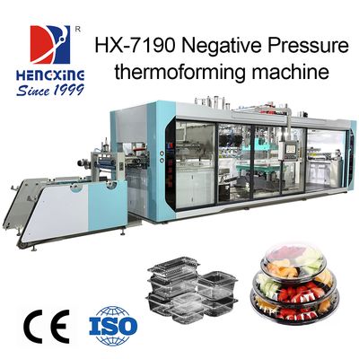 Goede prijs Volautomatische wegwerp plastic voedselboxen machine thermoformmachine voor het maken van afhaalboxen product online