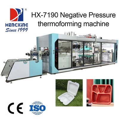 Buon prezzo Scatole da asporto per il pranzo in PP Contenitori per alimenti Macchina per termoformatura Macchina automatica per formatura sotto vuoto PS/PVC/ABS PET/PP/PE Alta produttività in linea