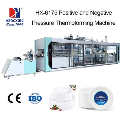 Good price Disposable Plastic Coffee Cup Lid Machine Thermoforming Machine Vacuum Forming Machine online