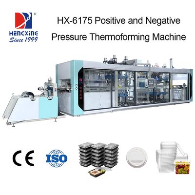 Buen precio Máquina de fabricación de contenedores de plástico transparente de buena calidad para alimentos/ Máquina para la fabricación de placas/ bandejas desechables Máquina de termoformado en línea