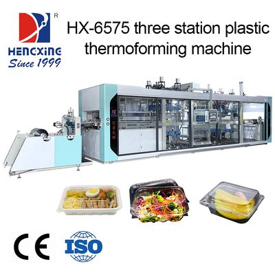 좋은 가격 압력 열조형 기계 0.15-2.0mm 재료 두께 650 * 750mm 최대 형성 면적 및 4.4KW 혁신 서보 온라인으로