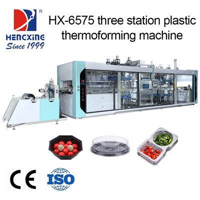 Good price Pressure Thermoforming Machine with 650*750 mm Maximum Forming Area 4.4KW Inovance Servo System and 120mm Maximum Forming Depth online