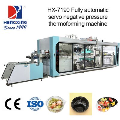 Goede prijs Keramische Verwarming Druk Thermoforming Machine met 5,5 KW Servomotor en 480-750*1000mm Vormformaat voor Thermoplastische Platen online