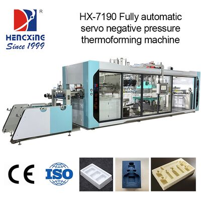 Good price Ceramic Heating Pressure Thermoforming Machine with Auto Stacking System and Inovance PLC Controller for Plastic Vacuum Molding online