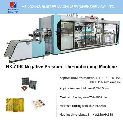 Good price Automatic Plastic Thermoforming Machine for Degradable Food Boxes Energy Efficient Thermoforming Machine for Eco Packaging Solutions online