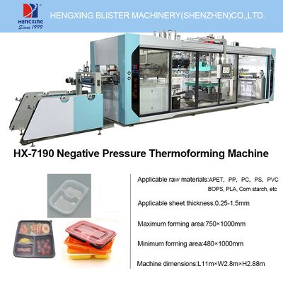 Buen precio Máquina de termoformación a presión PS Máquina de fabricación de contenedores de alimentos Ce Máquina de vajilla de plástico para comida rápida en línea