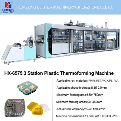 Bon prix Machine de thermoformage automatique de restauration rapide et de fruits Plate à œufs en plastique Machine de fabrication de plateaux en plastique Machine de thermoformage en plastique en ligne