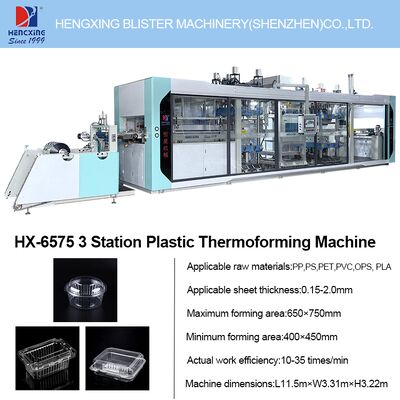 Good price Fully Automated Disposable Lunch Box Making Machine Plastic Cake Box Making Machine Durable Plastic Thermoforming Machine online