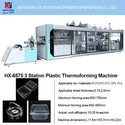 Harga yang bagus Mesin Thermoforming Tekanan Efisiensi Tinggi dengan Pendingin Air Sirkulasi Layar Sentuh HD 15 inci dan Operasi 10-35 Kali/Menit on line