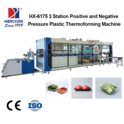 Bon prix Machine de thermoformage de coquilles de fruits en plastique et de plateaux de viande Machine automatique de fabrication de boîtes d'emballage alimentaire pour les supermarchés frais en ligne