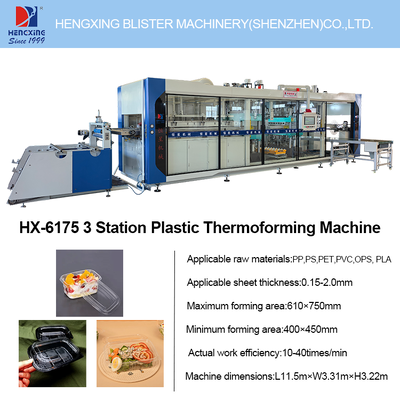 Buon prezzo Macchina impilatrice per taglio, formatura e termoformatura tutto in uno per materiali PET riciclati e bioplastica | HENGXING in linea